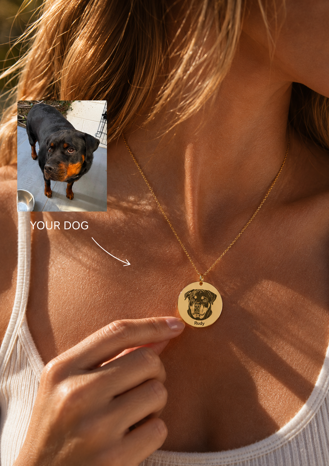 Pet Portrait Necklace