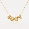 Mini Bubble Pavé Necklace