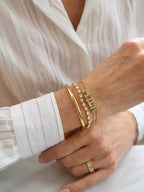 Zoey Bubble Pavé Personalized Bracelet