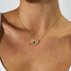 Mini Bubble Pavé Necklace