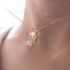 Dog Bone Name Bracelet