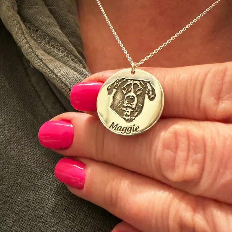Pet Portrait Necklace