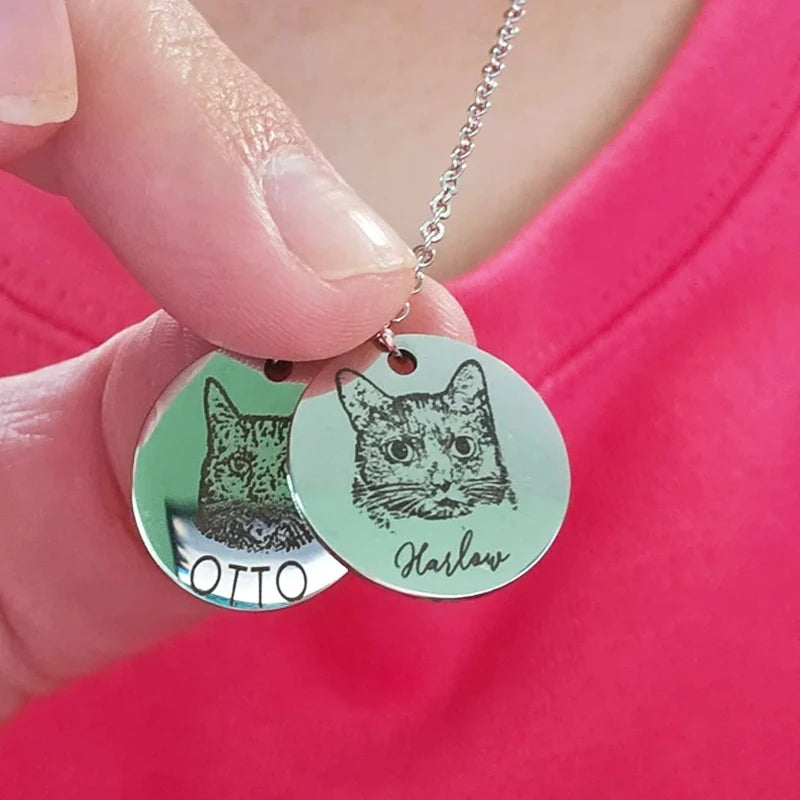 Pet Portrait Necklace