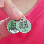 Pet Portrait Necklace