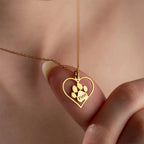 Paw Name Necklace