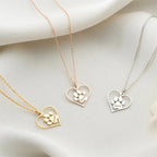 Paw Name Necklace