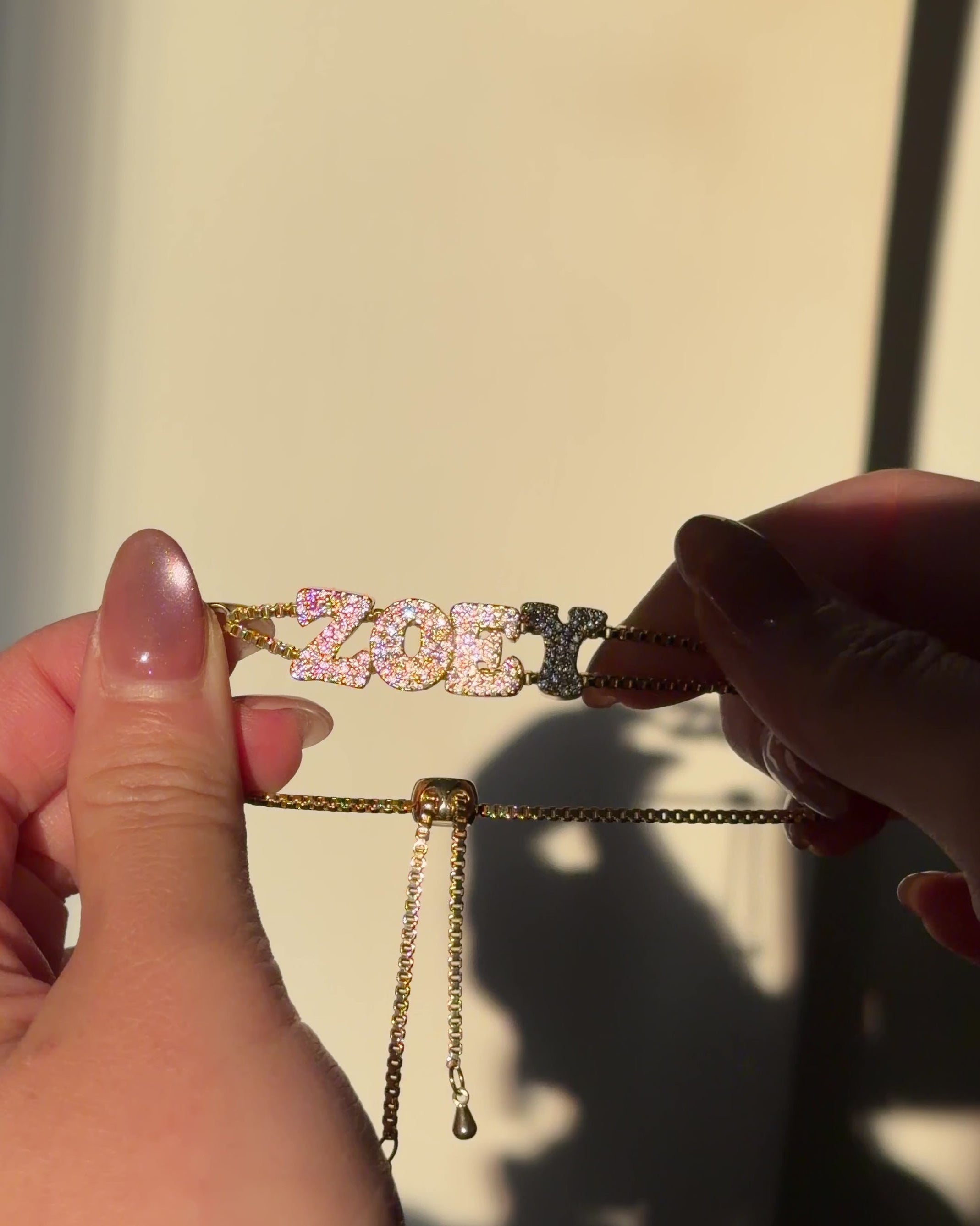 Zoey Bubble Pavé Personalized Bracelet