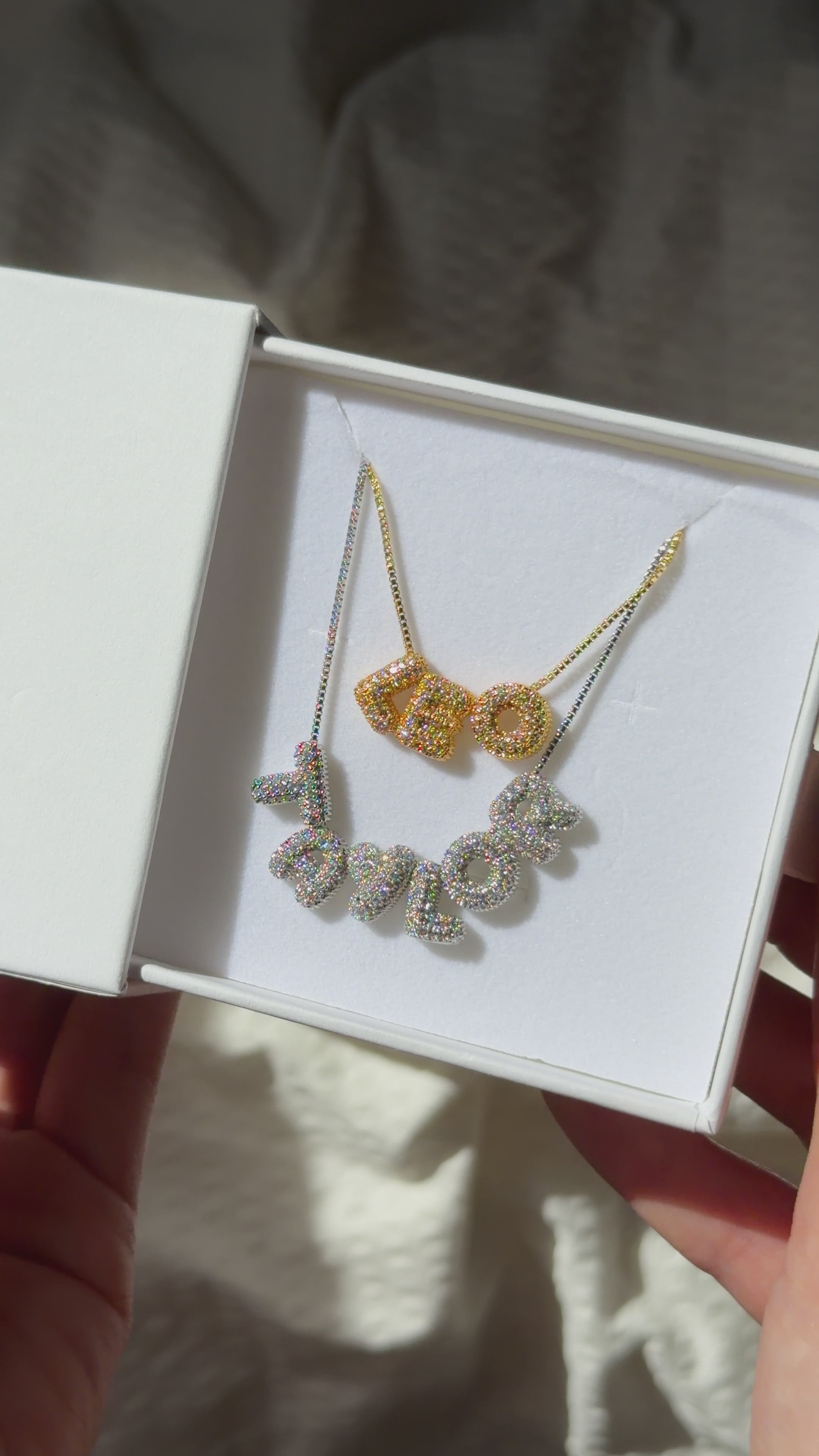 Bubble Pavé Necklace